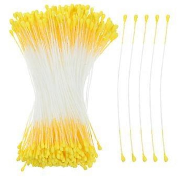 1 Pose med Doble Hoder Håndlagde Blomster Kjerne Blomsterknopper Bulk for DIY Laging