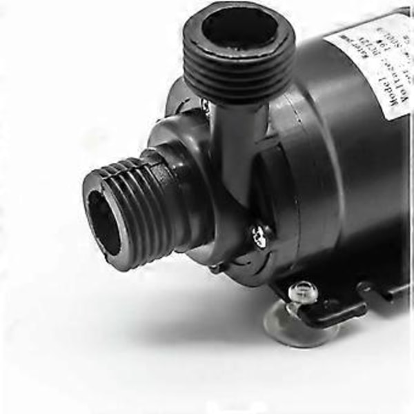Upotettava pumppu, Mini DC 12 V harjaton upotettava vesipumppu paineenkorotuspumppu 800 l/h 5 m harjaton moottori suihkulähde-allas-aurinkokiertojärjestelmään