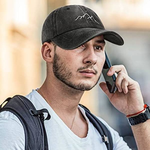 Baseball Cap Mænd Bomuld Broderet Solhat Unisex Justerbar Ca