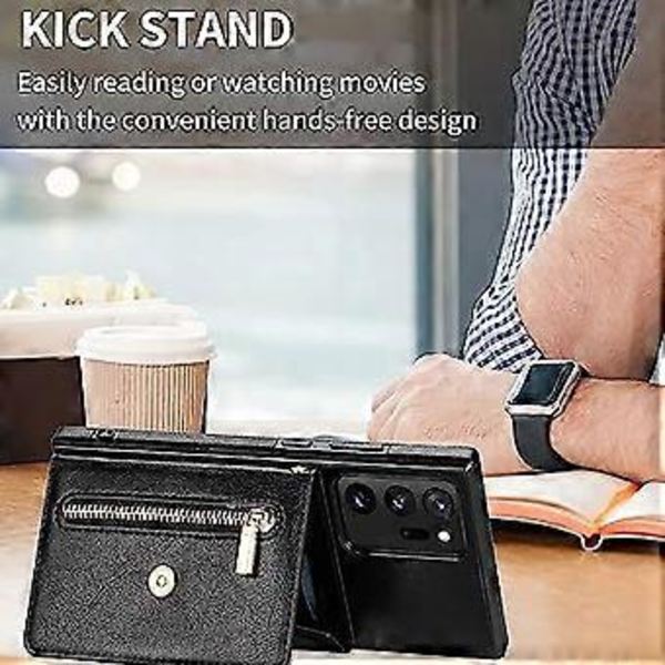 PU Läder Plånboksfodral för Samsung Galaxy S21 Ultra 5G Crossbody Fodral med Kreditkortshållare 6.8'', Kvinnor Flickor Dragkedja Plånbok Ställ Fodral (grön,S