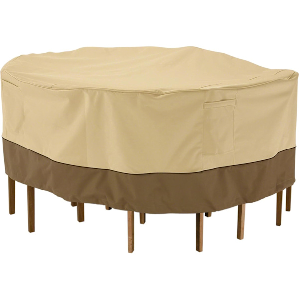 Klassinen lisävaruste pöytä- ja tuolisuoja, 239 * 58cm ulkokäyttöön pölypäällinen