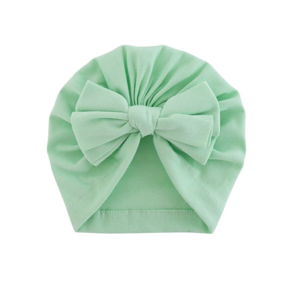 Baby Turban Nyfödda Mössor Baby Hår Band Flicka Bomull Bonnet Bowkn