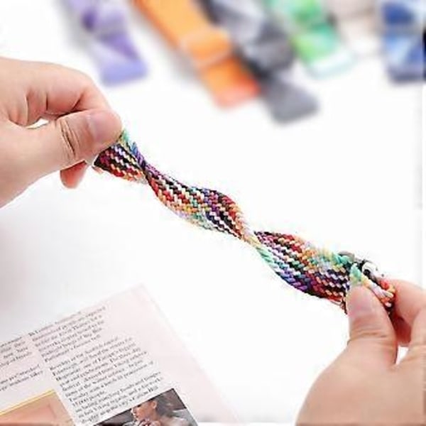 Justerbar flettet nylon urrem i vævet stil til Huawei Watch Fit 3 Style A