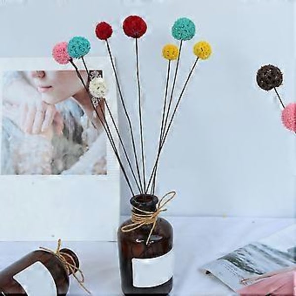 Billy Ball Blomster Tørrede Blomster Kunstige Tørrede Blomster Hjemmehave Dekoration (style8024)