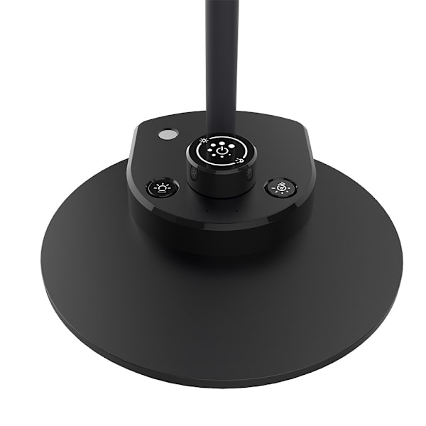 1 st LED-skrivbordslampa med USB-laddningsport 3 färglägen Helt dimbar