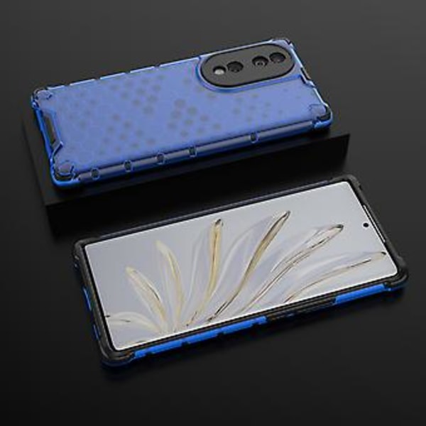 Honeycomb Mobilskal för Honor 70 5G Blue