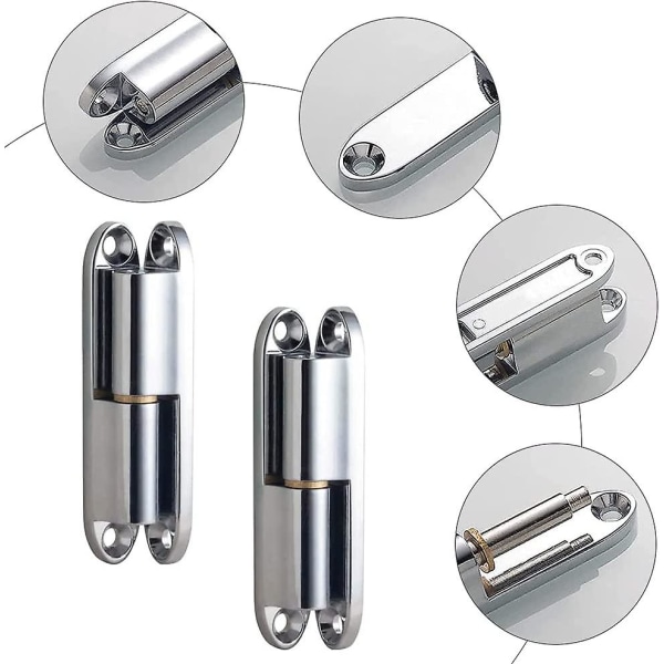 Cabinet Door Hinge, 2pcs Door Hinges With Screws 231-1 Removable