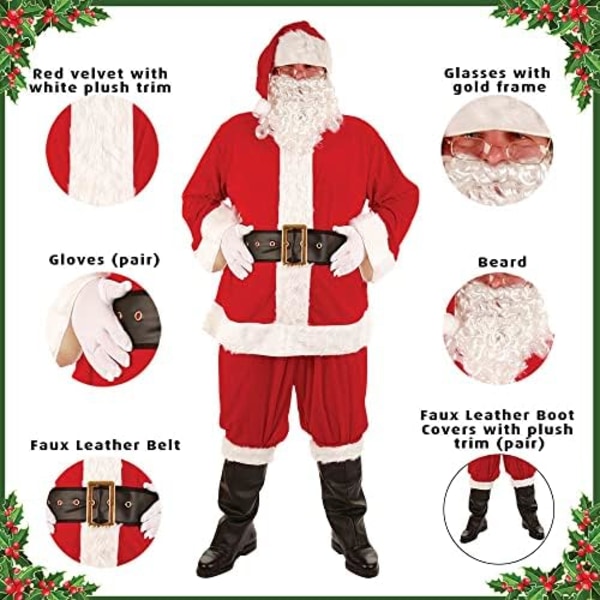 Superlyxig 8-delad Jultomte-set