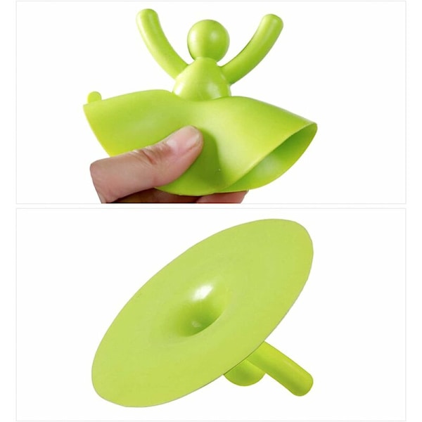 Universal silikon diskproppar 3 st universella avloppsproppar