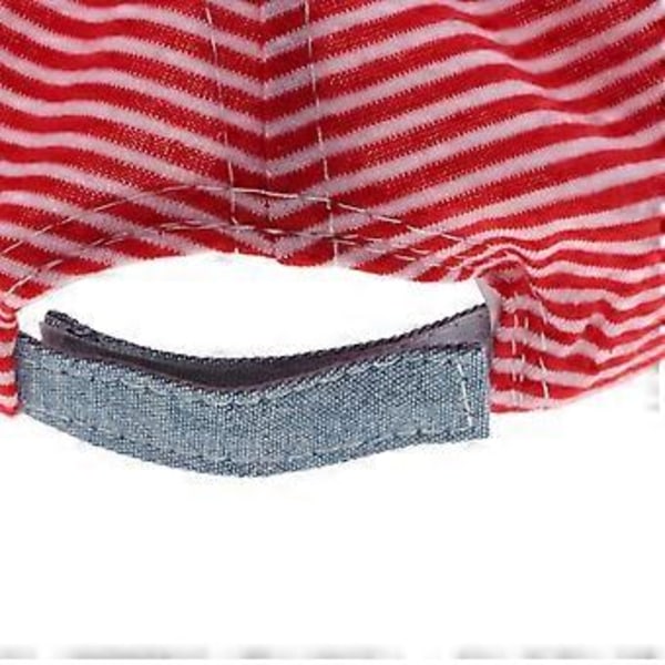 Basebollkeps för Barn Pojkar Flickor Småbarn Baby Casual Utomhus Sport Justerbar Hatt (Röd)