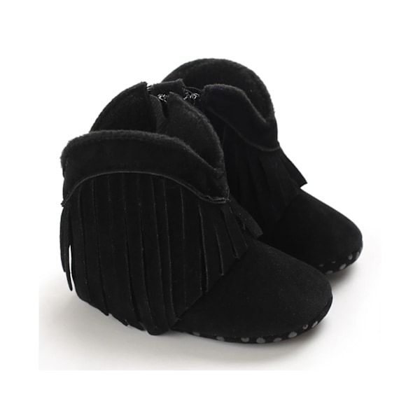 Baby Shoes Warm Cotton Shoes-Black（11cm）