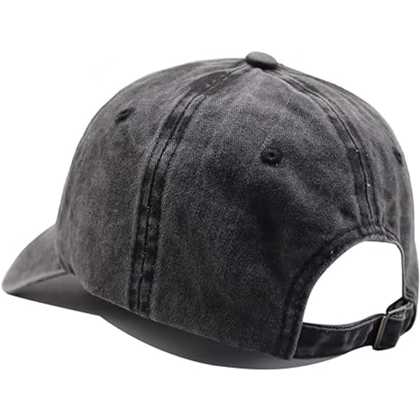 Hånd Hat, Skull Finger Baseball Cap Justerbar Vasket Distressed