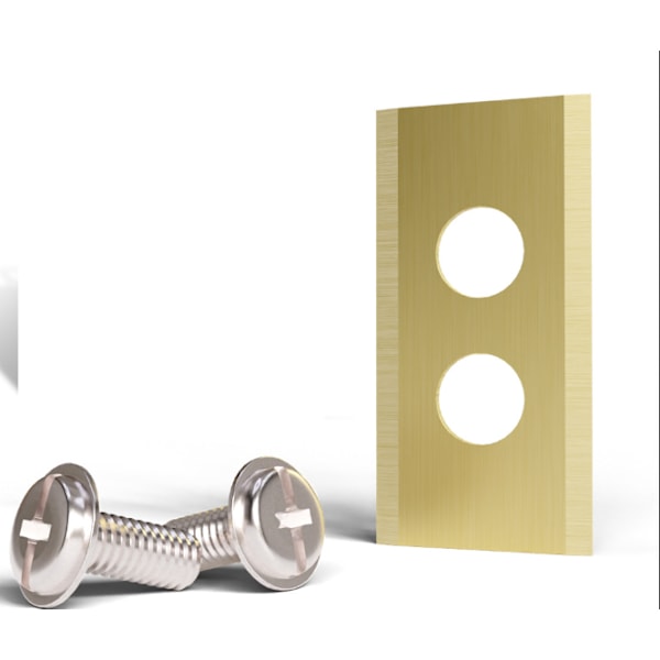 36*18mm, (30 stk.), klinge tykkelse er 1mm, guld rustfrit stål re