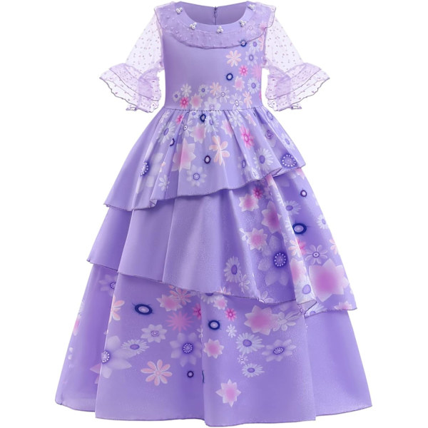 Deluxe prinsessapuku tytöille, jossa asusteet