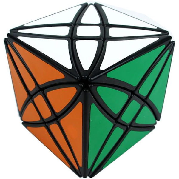 Magic Star Cube Musta Epäsäännöllinen Kuutio (Rex Cube)