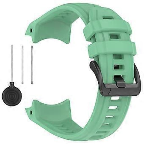 Til Garmin Instinct 3 45mm Urrem 22mm Silikone Udskiftningsrem Rainforest Green