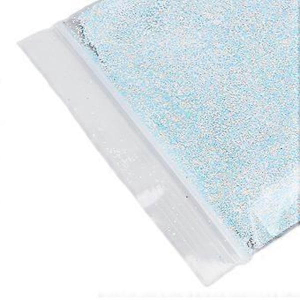 Skinnende Sukker Effekt Glitter DIY Håndverk Retro Elegant Neglestøv Sandpulver Neglekunst Dekorasjon 50g