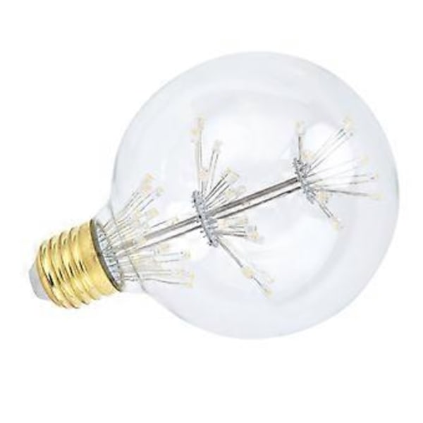 Antikt LED-pære 3W G95 E27 Globe Rund Pære til Festlig Dekoration 85265V Varmt Lys