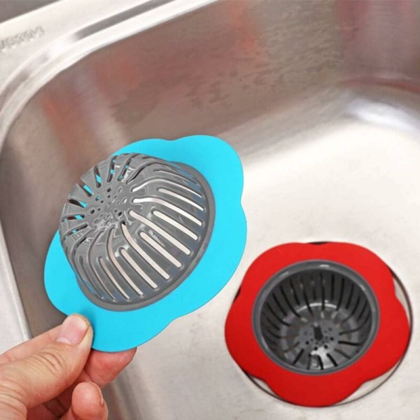 Badekaravløp Dusj Badekar Sil Strainer Lopp Vask Felle Bassen Stopper Filter
