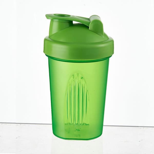 400ML Sport Protein Pulver Shake Kopp Plast - Grön
