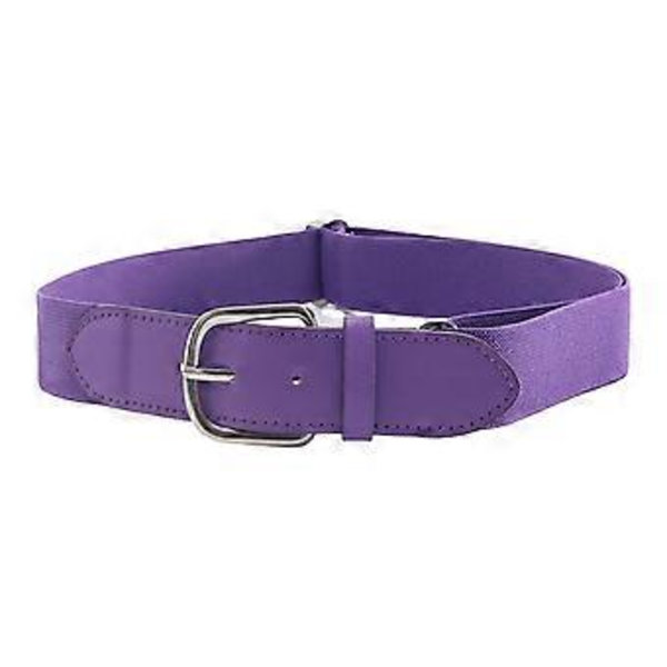 Lasten vyö, joustava vyötärövyö, softball-vyö, säädettävä baseball-vyö, ulkoiluun sopiva joustovyö pojille ja tytöille, purppura Purple