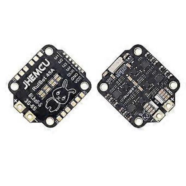 JHEMCU RuiBet ESC BLHELI S Dshot600 4in1 Borstlös ESC 3-6S M4 för RC FPV Freestyle Flight Controller