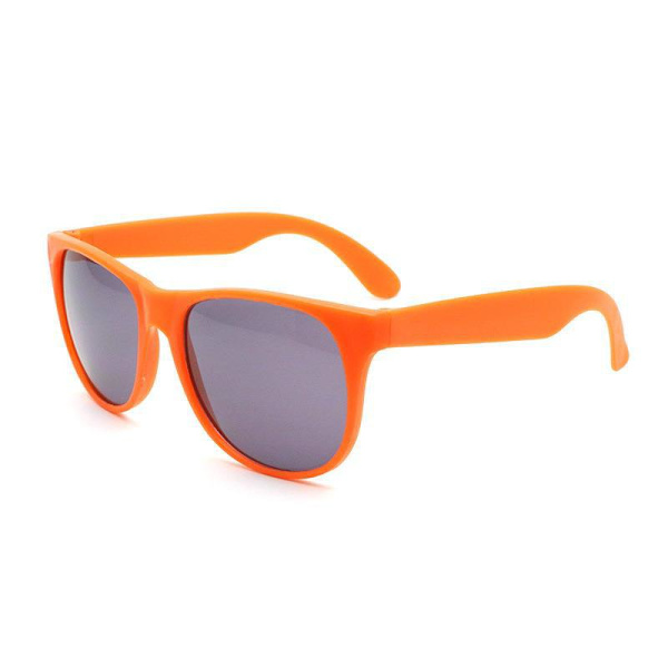 Set med 3, blå, orange, ros röd neonfärgade festglasögon fo