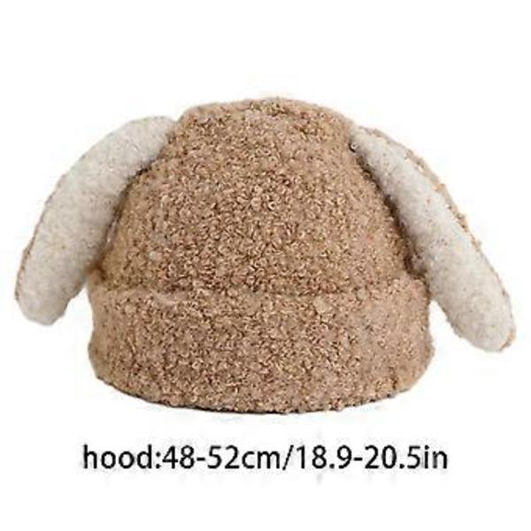 Varm hue med øreklapper til børn, trendy hat, blød og komfortabel ørevarmer til småbørn, stilfuld unisex hue med øreklapper til drenge og piger, pink Pink