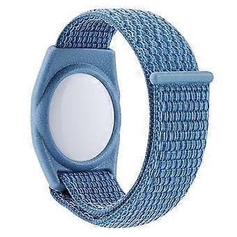 Tyyppi E Apple AirTag Bluetooth Tracker TPU-kotelo Loop-kiinnikkeellä Nylon-ranneke, kanssa Style E