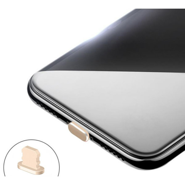 Silverfärg - 10 st dammskydd Dammskydd Telefon dammskydd Kompatibel