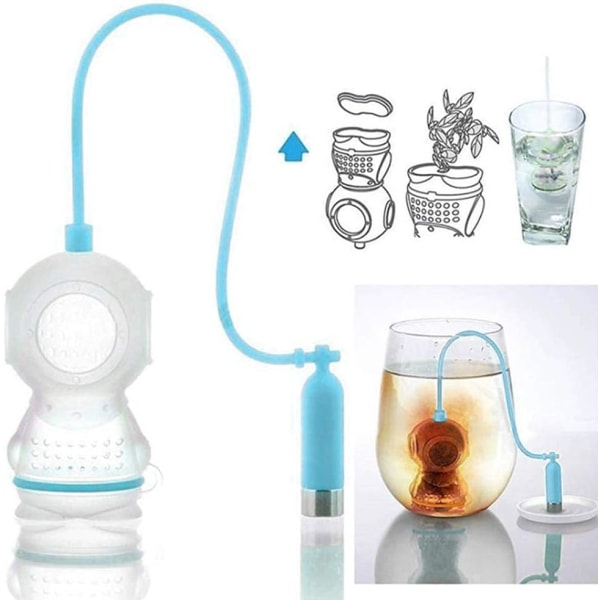 Tea Infuser Innovativ Diver Shape miljöskyddsmat