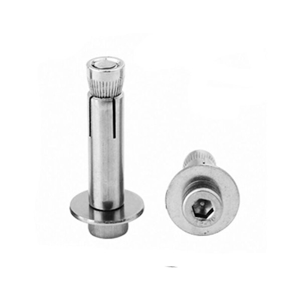 10 stk. M6 50 304 Endbehandlet Rustfrit Stål Hylsesøm