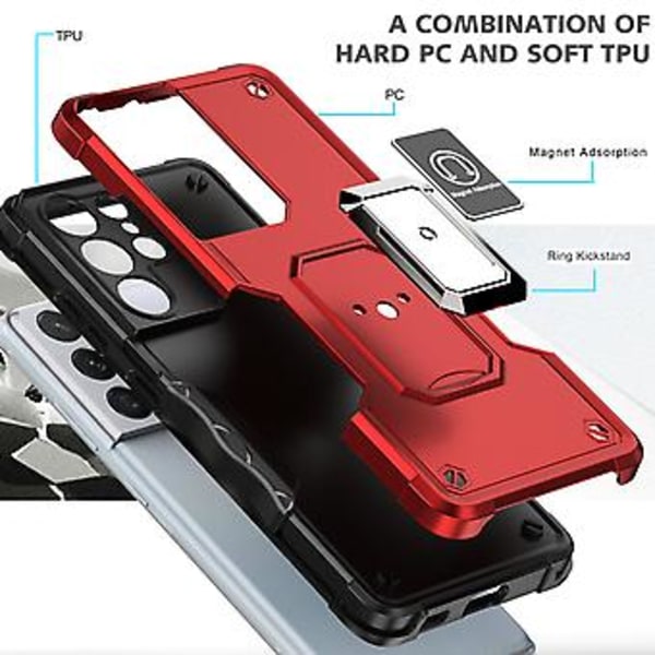 Sormipidike Liukumaton Suojakuori Samsung Galaxy S21 Ultra 5G:lle