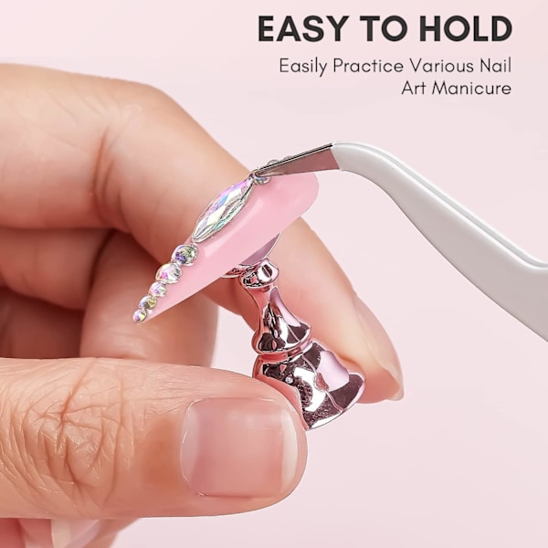 5 set nagelkonstdisplayställ, magnetiska nageltipsställ, akrylnaglar övningsställ, lämpliga för hem och salong målade nagelkonst