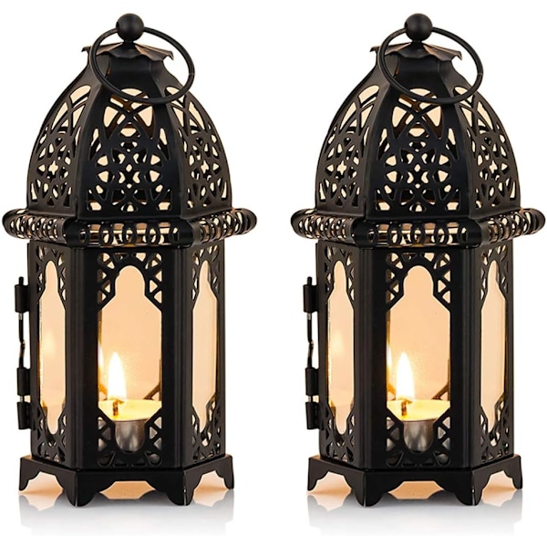 Marokkolainen kynttilälyhty, 2 kappaletta pieniä tealight-pidikkeitä Clea