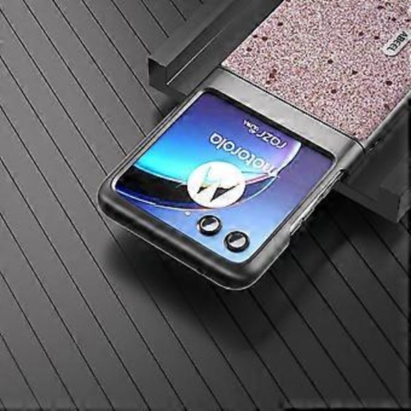 Glitter Sparkle Telefondeksel i PU-lær + PC Anti-Scratch Cover for Motorola Razr 40 Ultra 5G Style C