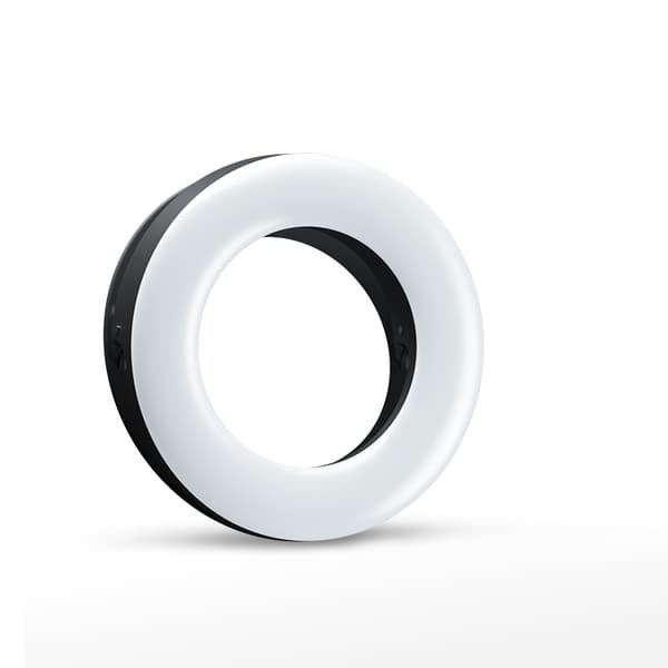 Sort Hvid Mobiltelefon Selfie Lys, Ring Lys, 40 LED Lys wi