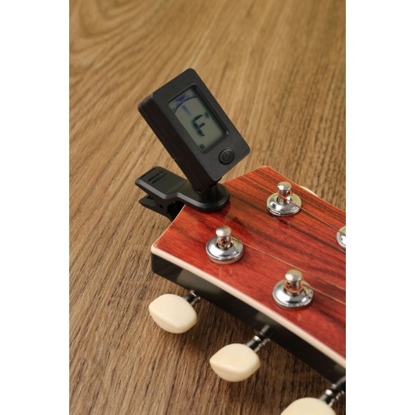 Gitar Tuner - Svart 1 stk Clip-on Tuner - Svart Tuner