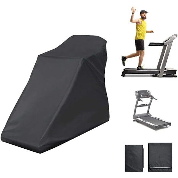 Skyddsöverdrag för träningsutrustning, 210D Oxford-tyg, skydd för löpband hemma, damm- och regntätt cykelöverdrag, 168x75x135cm 168x75x135cm