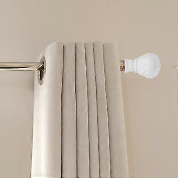 10 st Tak Draperier Romersk Stång Ändstycke Duschdraperistång Draperikåpa Gardinstångsändar