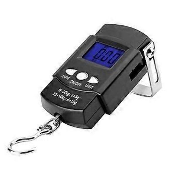 Riippuva vaaka, LCD kannettava digitaalinen elektroninen kalastus matka matkatavaroiden riippuva punnitusvaaka
