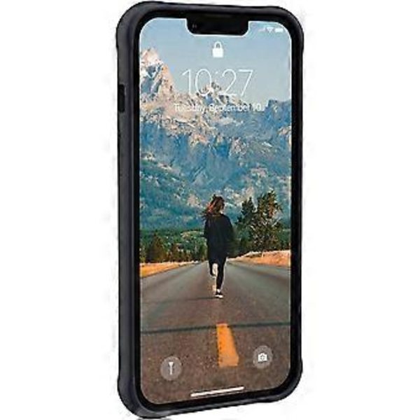 För Kompatibel med Apple iPhone 13 [Mjuk silikon, texturerad design, kompatibel med trådlös laddning, 2,4 m fallskydd] svart