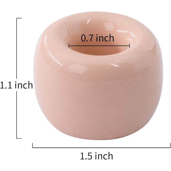 2-pack Mini Keramik Handgjord Par Tandborsthållare Stativ