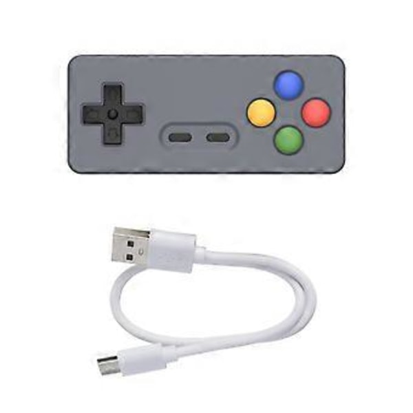 USB2.0 Hub i rolig spelform utökar till 2 Type C och 2 USB-portar för mus, tangentbord och mer