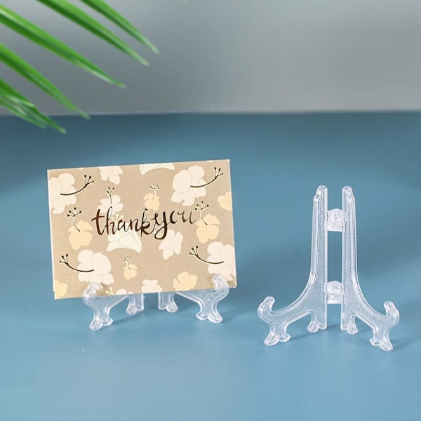 3 tum 7,5 cm, (frostad och transparent) 12-pack, vikbar tallrik h