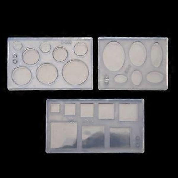 Resin Silikonformer for Kakedekorasjon UV Epoxy Smykkelaging DIY UV Resin Håndverk Hul Sandform Håndverk 9