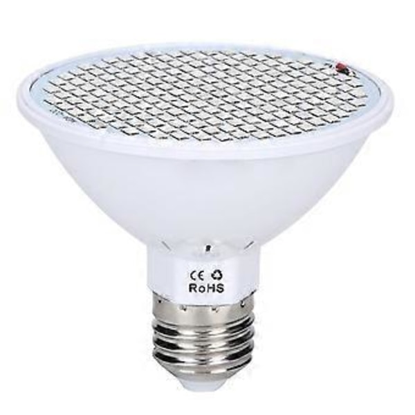 200LED Växtlampa E27 30W Växtbelysning Lamp Lampa 85-265V för Blomväxters Tillväxt