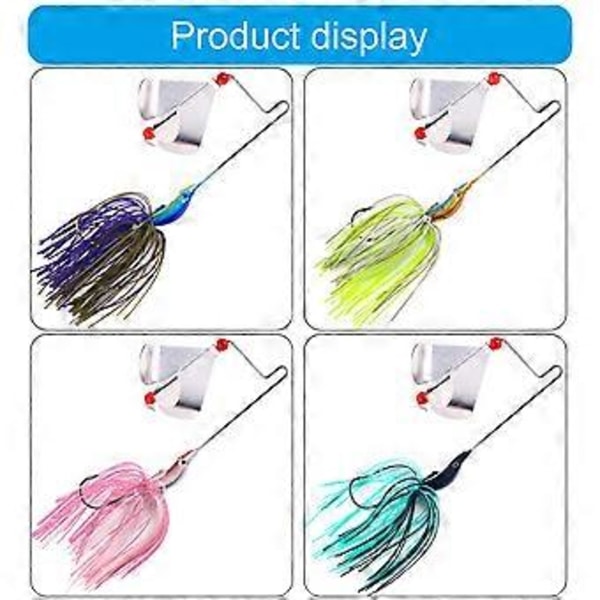 Spinnare Beten Fiske Drag för Öring Lax Spinnare Beten Fiske Buzzbait Drag Swim Jigs Fiske Drag