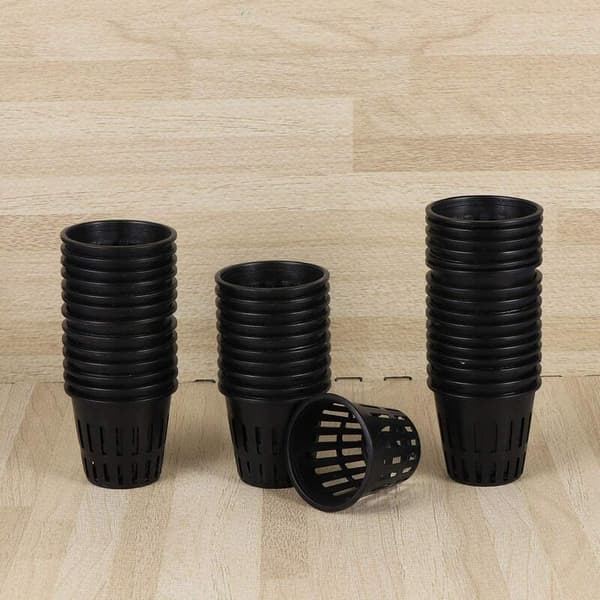 40 stk. 5 cm Net Potte for Hydroponisk Hage Net Cup Potter Plast