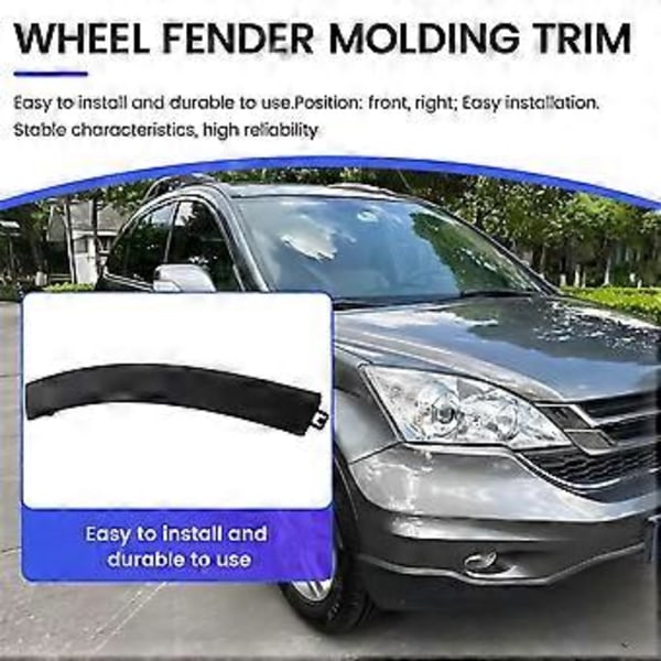 Främre Stötfångare Hjulskärm List Höger 71103-SWA-000 för Honda CRV 2007-11
